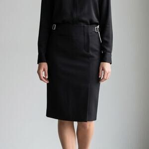 Gucci Black Pencil Skirt